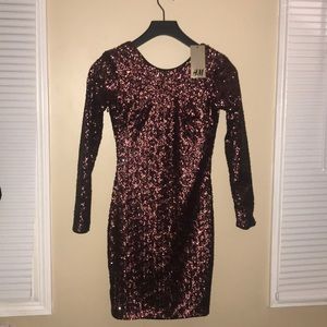 Open Back Sequin Dress. Brand new with tag